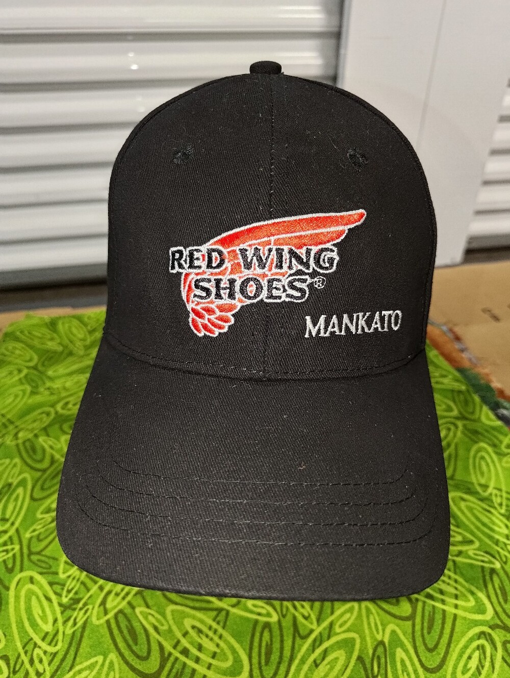Red Wing Shoes Mankato Embroidered Logo Strap-on Hat Cap OSFA